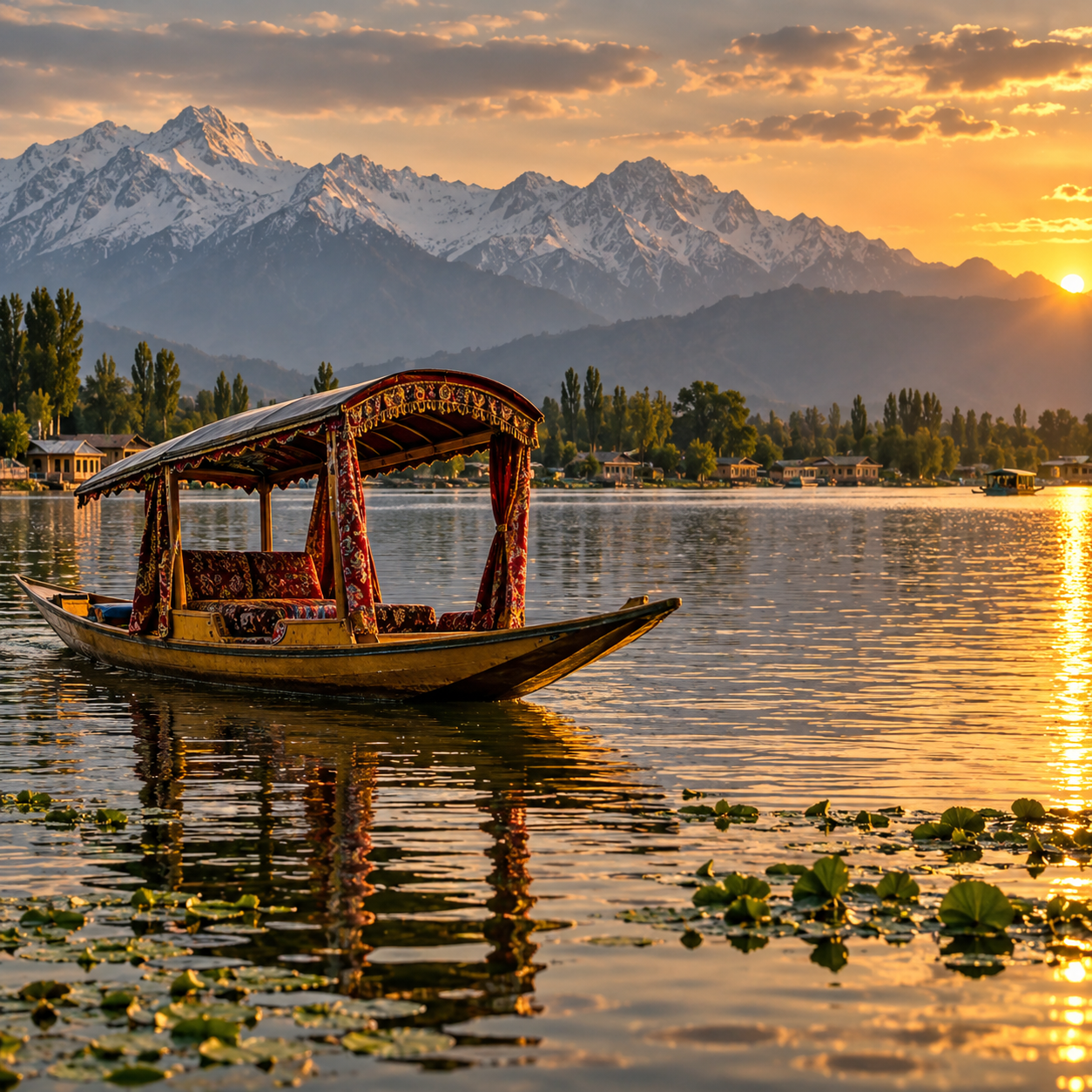 Srinagar - Dal Lake Shikara boat